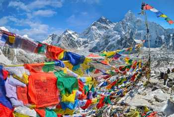 Mount Everest and Nuptse,  kala patthar in Sagarmatha National Park shutterstock_435158215.jpg