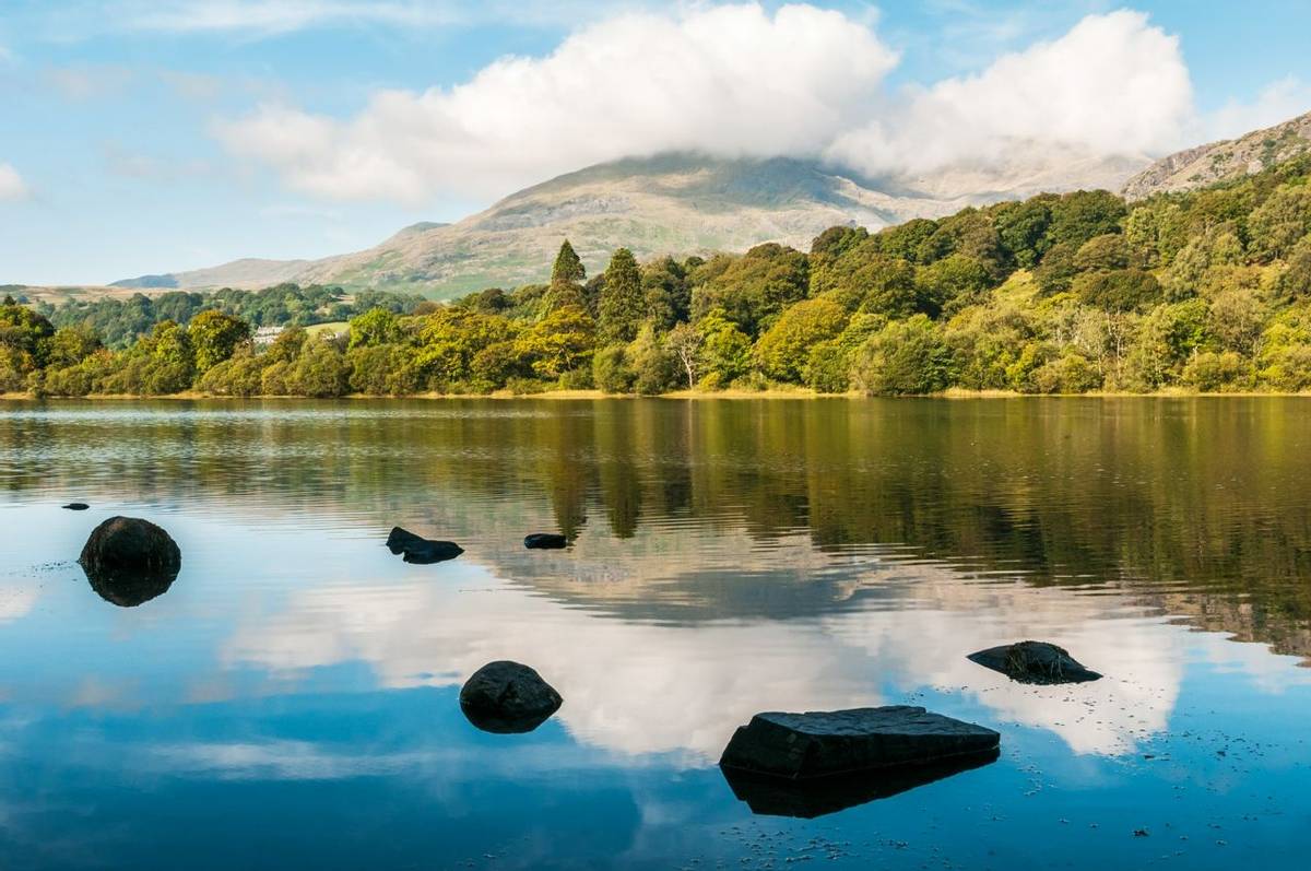 Coniston Water in the English Lake District