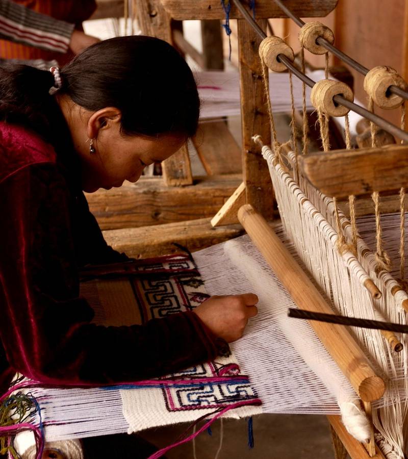 Traditional architecture in Bhutan 