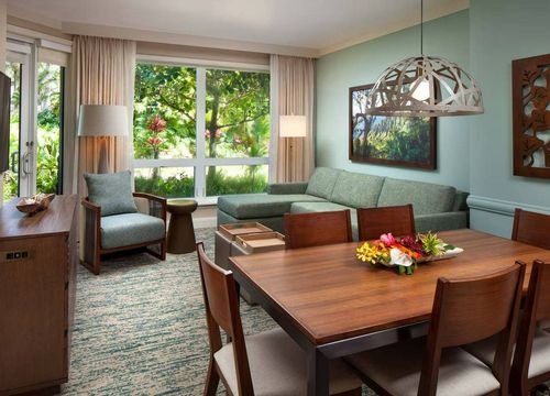 The Westin Princeville Ocean Resort Villas dining & living area.jpg