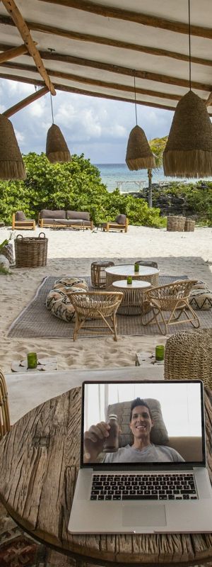 Break Free and Work-Away: Beachfront in Riviera Maya 