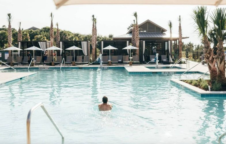 Beach House Hilton Head Island man in pool.jpg