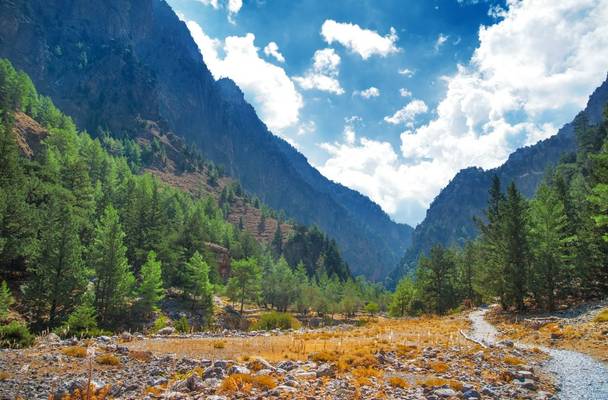 Samaria Gorge. Crete.  Shutterstock 174844028