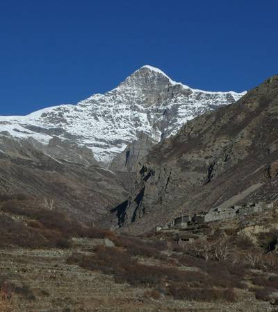 Halji village and gompa on Far West Nepal GHT