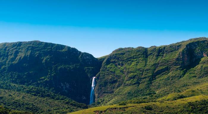 Cascadanta waterfall, Serra da Canastra National Park