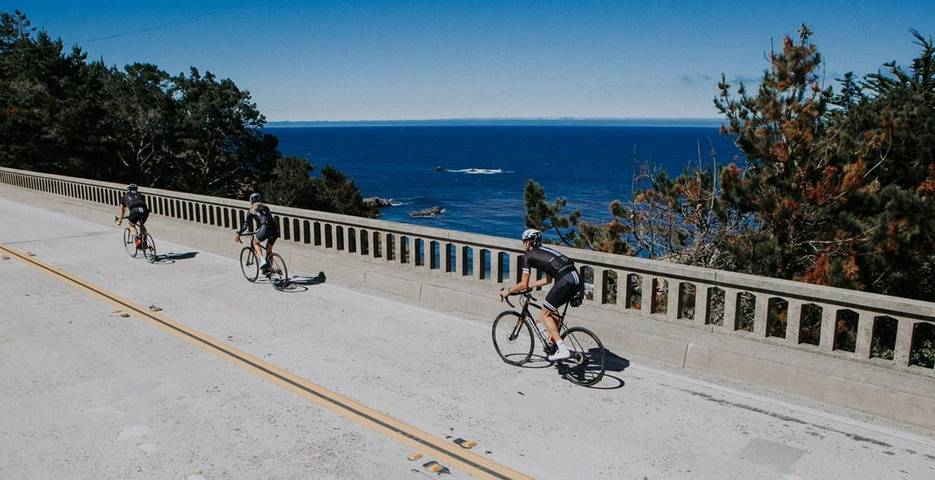 Summer road cycling