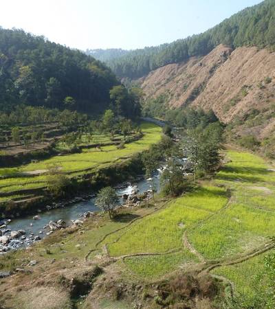 River below Baltali village