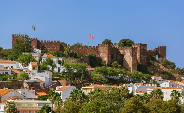 Castle in Silves town - Algarve region - Portugal