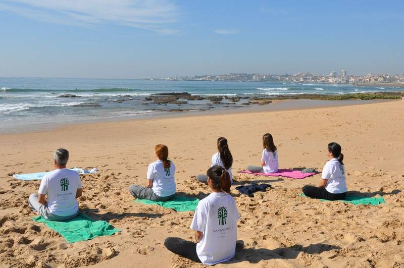 Beach meditation for self improvement