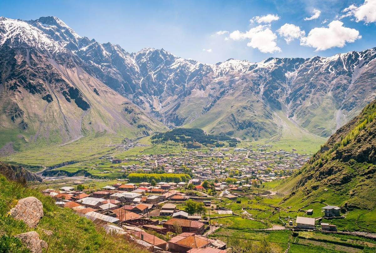 Stepantsminda Village