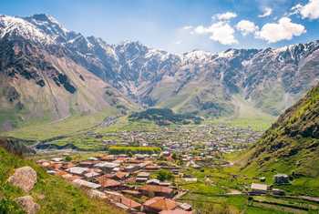 Stepantsminda Village