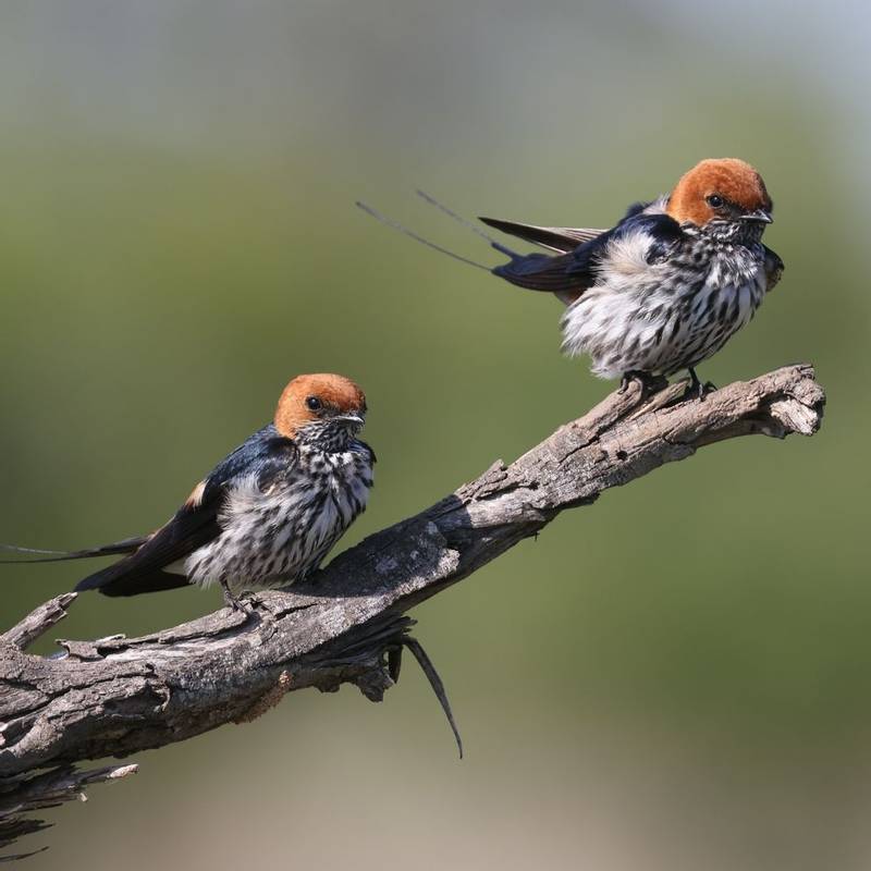 Lesser Striped Swallows