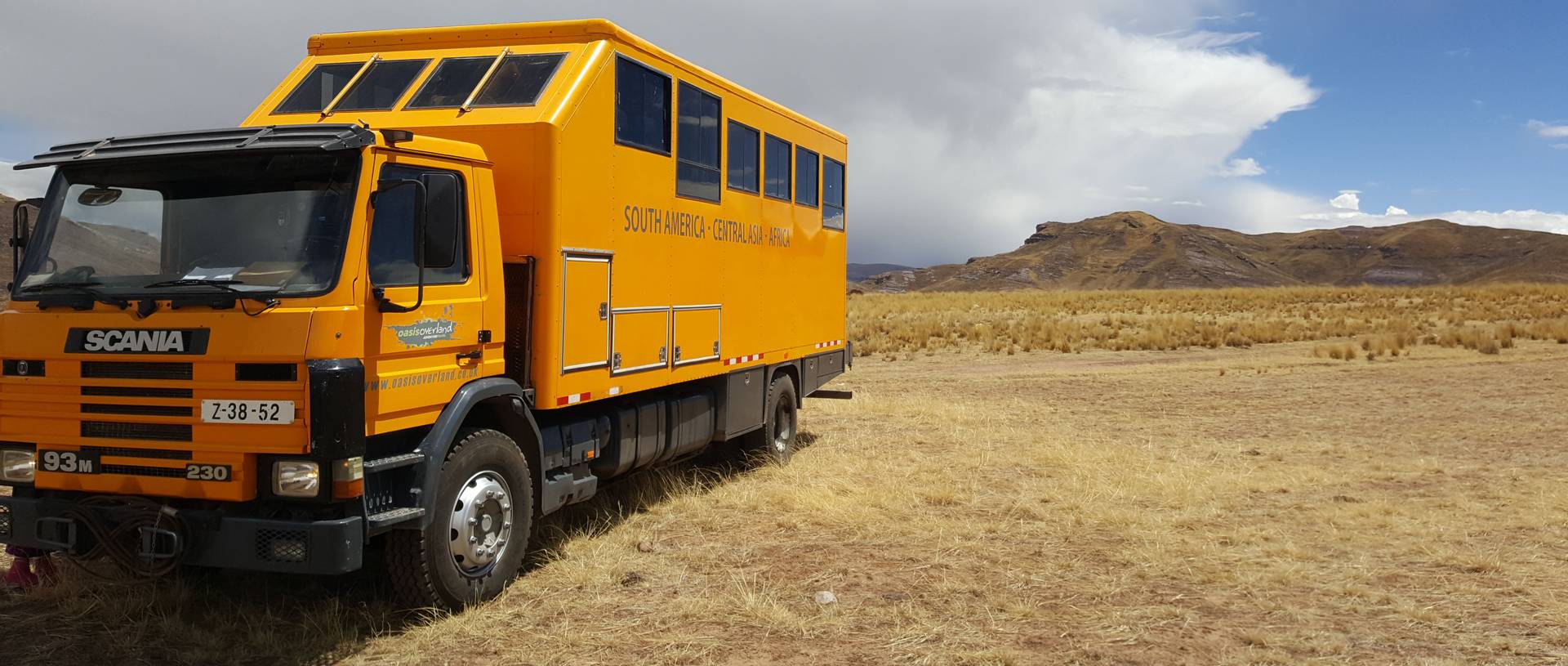 Truck In The Vast Wilderness Of Peru