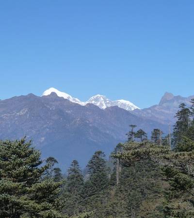 View of Mount Chomolhari (7,326m)