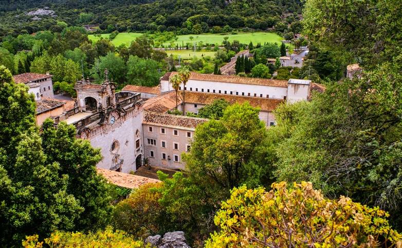 Santuari de Lluc monastery in Mallorca, Spain