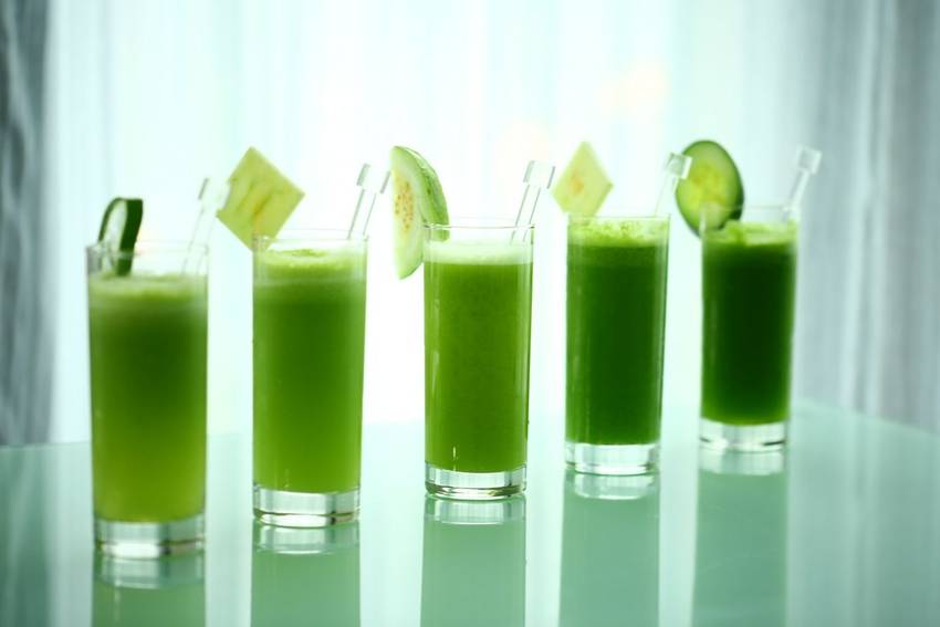 Cleansing juice shots