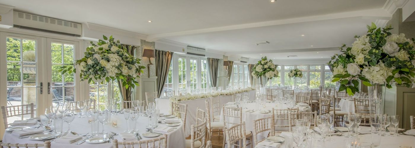 Hampshire Suite wedding venue at Old Thorns Hotel