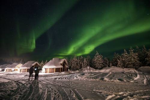 Glass Aurora Cabin Holiday in Lapland