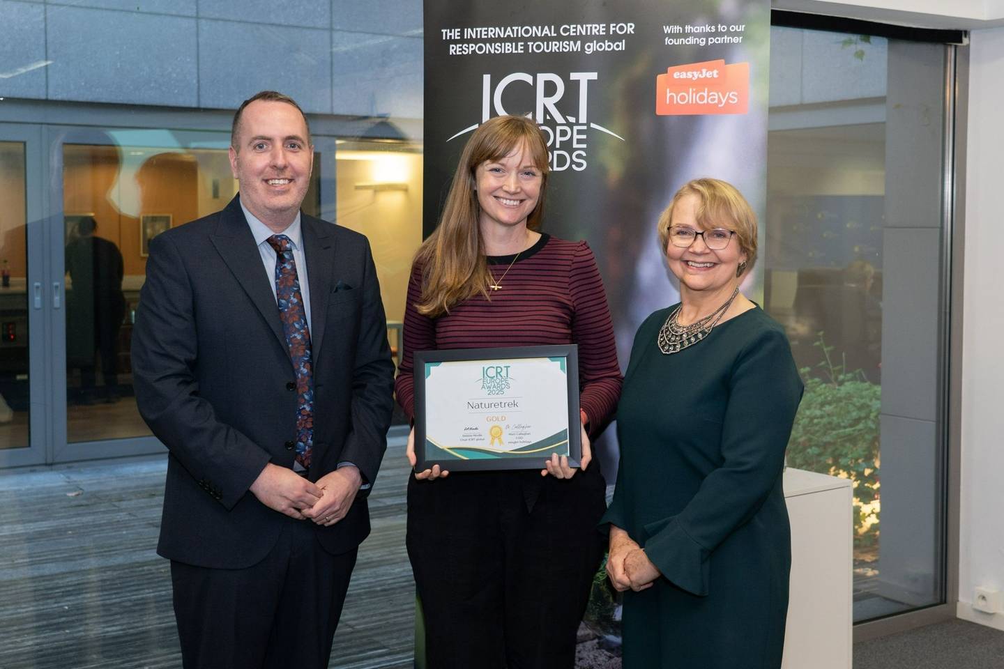 Kerrie Porteous accepting our Gold Award Image
