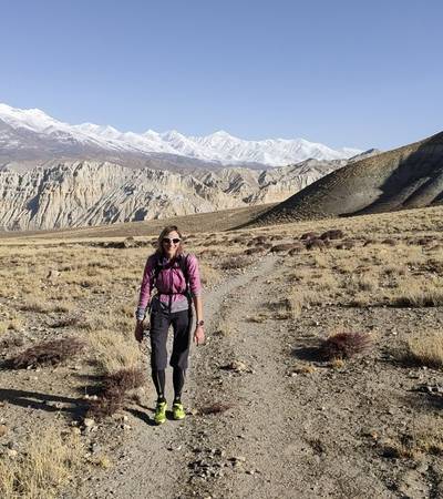 High level plateau on the trail from Yara to Tangge in Upper Mustang