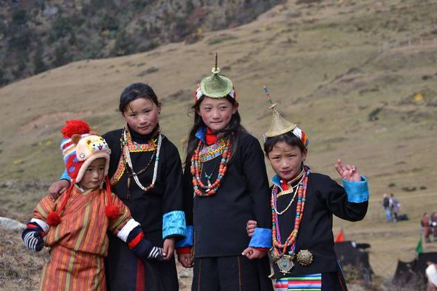 Bhutanese children Bhutan 
