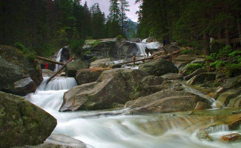 Slovakia Cascades of the Cold Creek Waterfalls.jpg