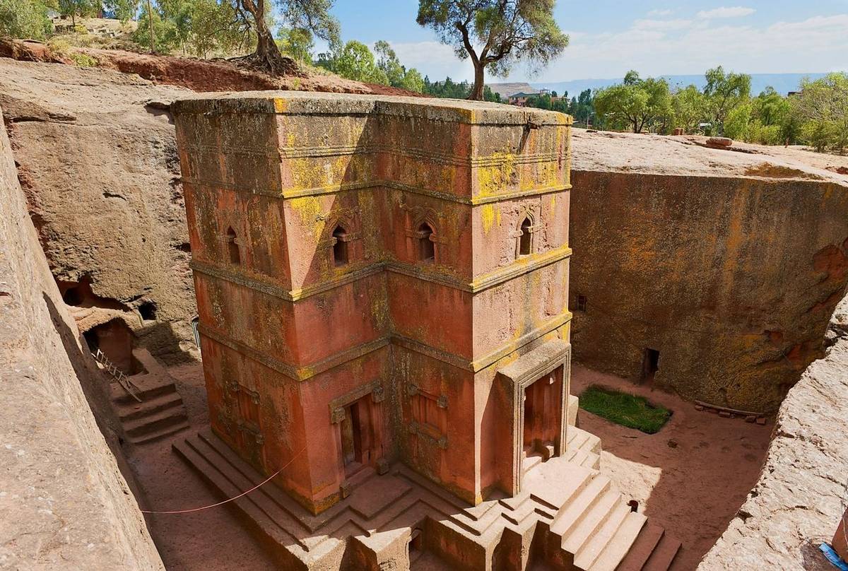 Ethiopia, Lalibela. Monolithic Church Of Saint George Shutterstock 313240118