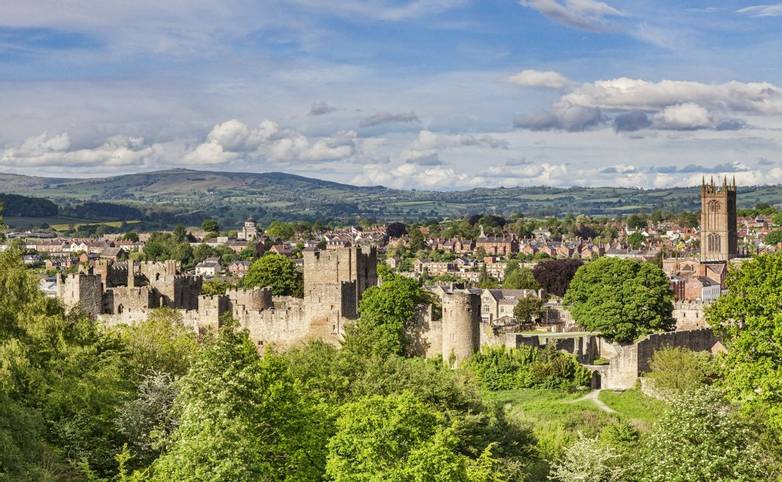 Ludlow Castle and Town, Shropshire