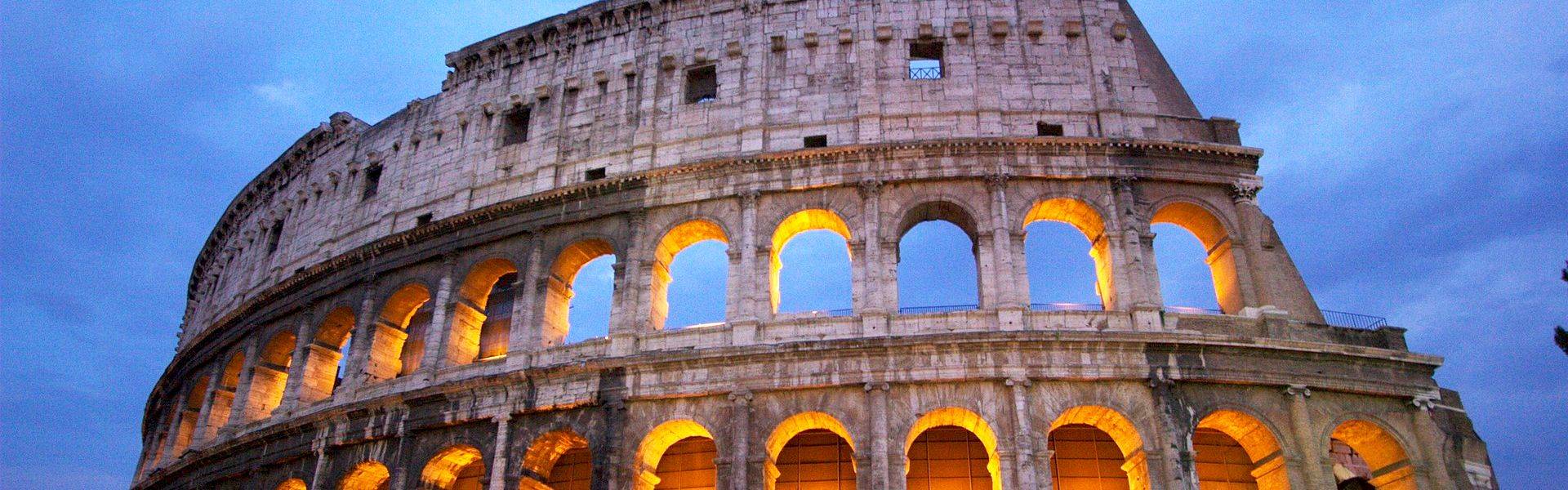 Italy Colosseum Night