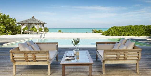 Relax after your activity and sporting filled days at COMO Parrot Cay's beachside pool