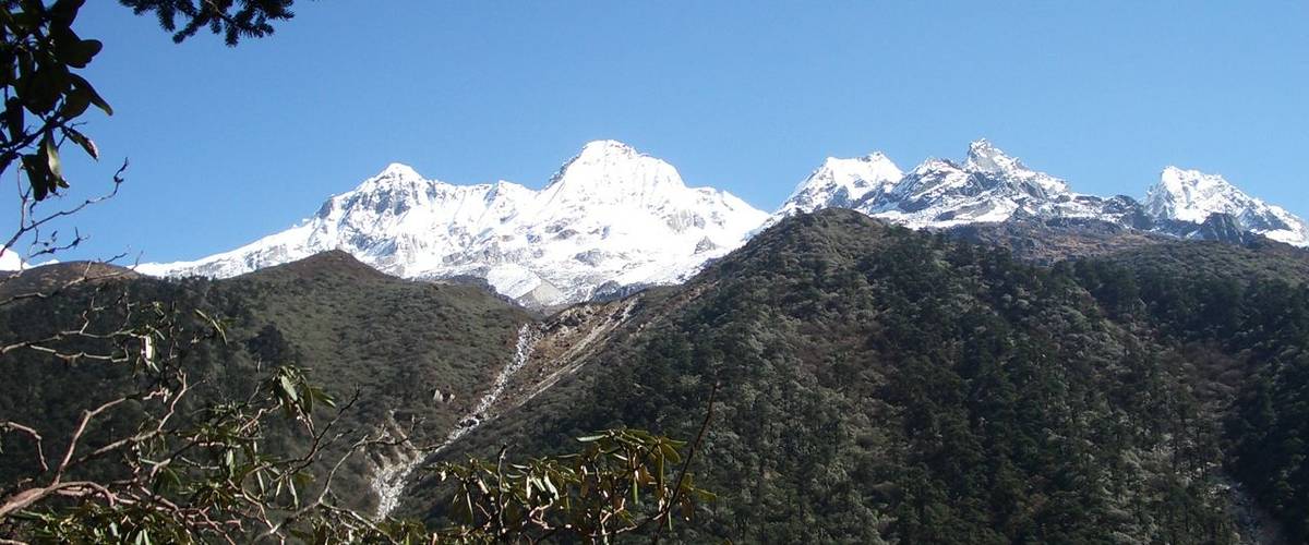 View from trail above Tshoka