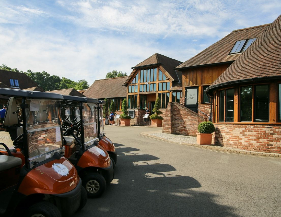 Group of friends playing Golf at Old Thorns Golf Course