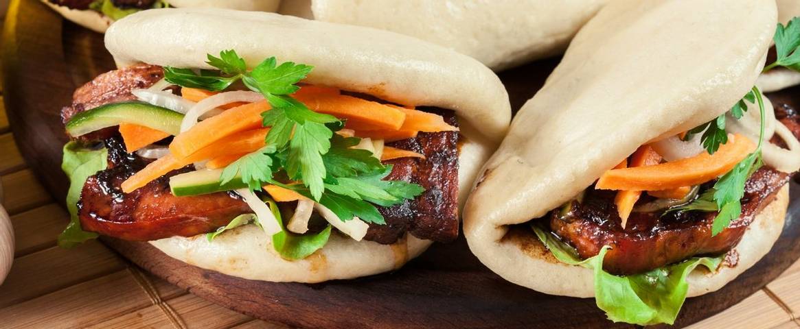 Authentic Chinese Crispy Beef with Steamed Buns