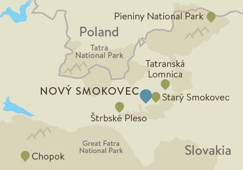 Slovakia Itinerary Map