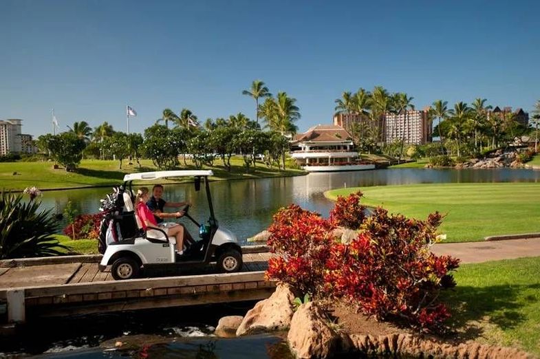Four Seasons Resort Oahu at Ko Olina golf cart.jpg