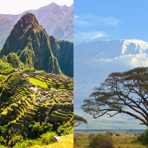 Which is harder, Machu Picchu or Kilimanjaro?