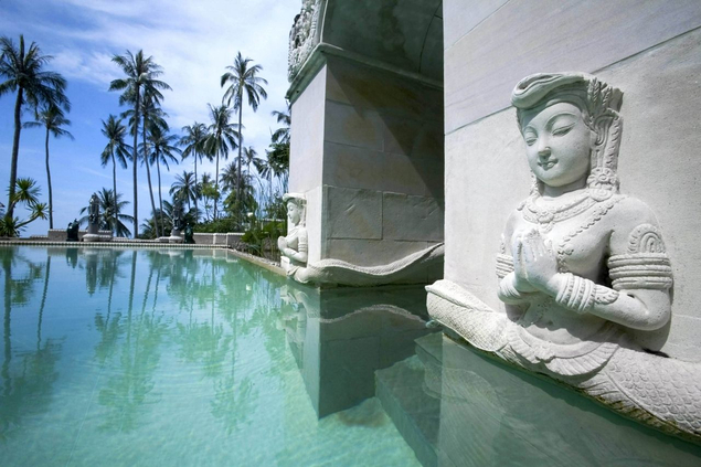 Tempting pool views on winter wellness retreat at Kamalaya, Thailand