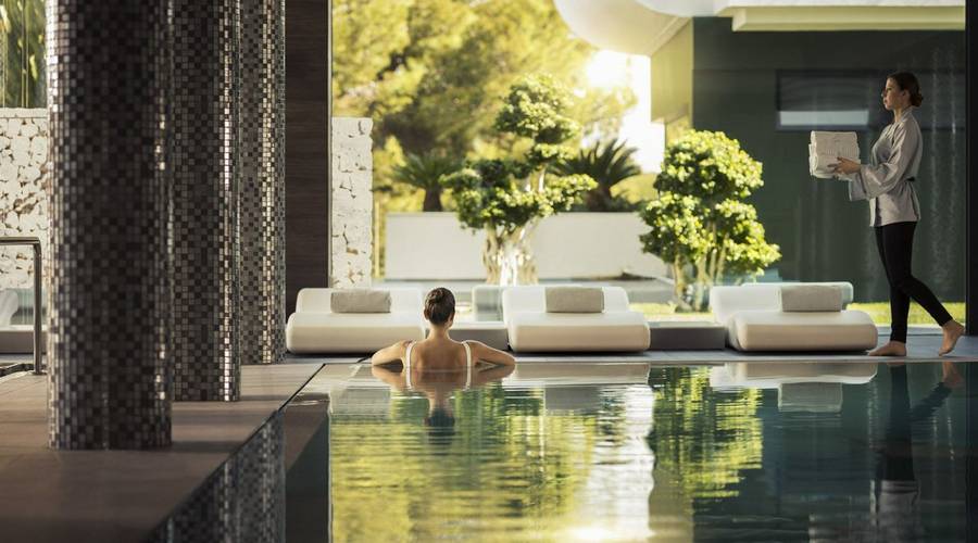 Woman in pool at SHA Wellness Clinic