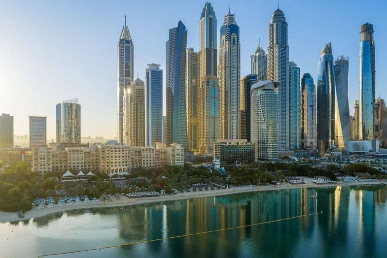 Westin Mina Seyahi Beach Resort sea view.jpg