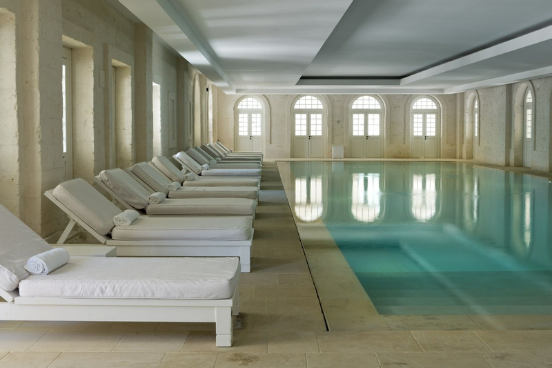 Indoor pool at Borgo Egnazia, Italy