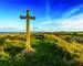 St Cuthbert's Cross on the Northumberland coast, England