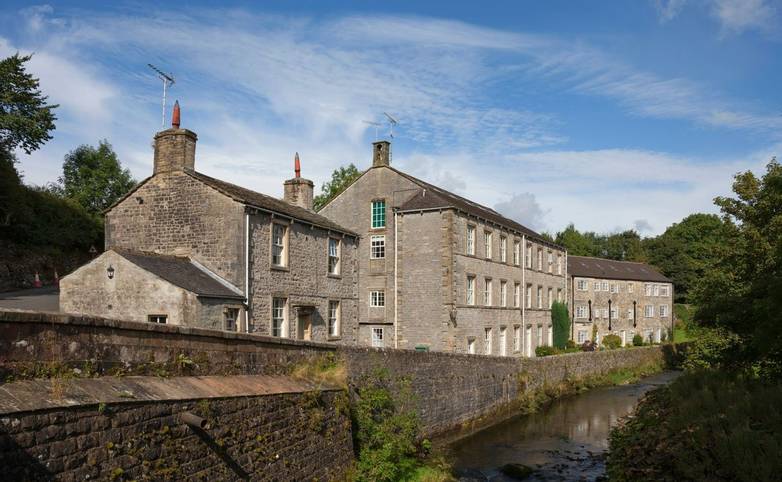 The mill at Airton village, Yorkshire Dales National Park, England.