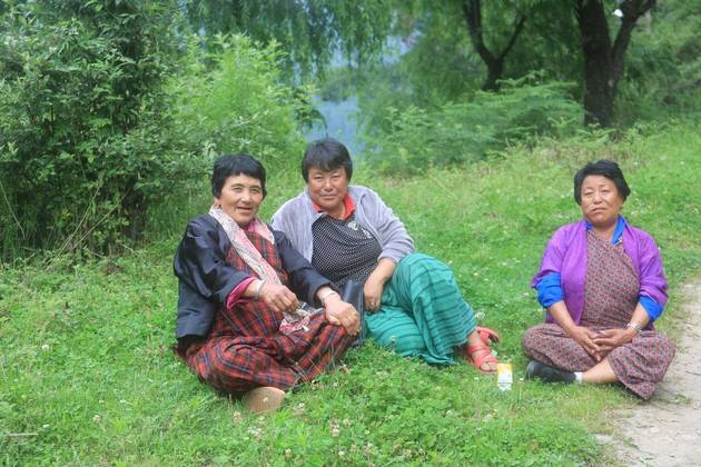 Bhutanese locals 