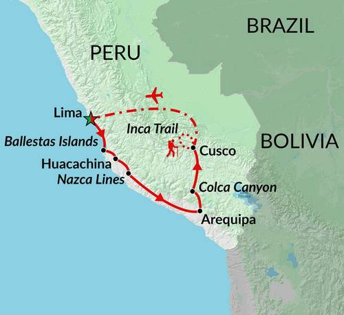 LIMA to LIMA (15 days) Peru Encompassed