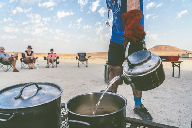 Photo competition - Oasis Overland group camping in the desert