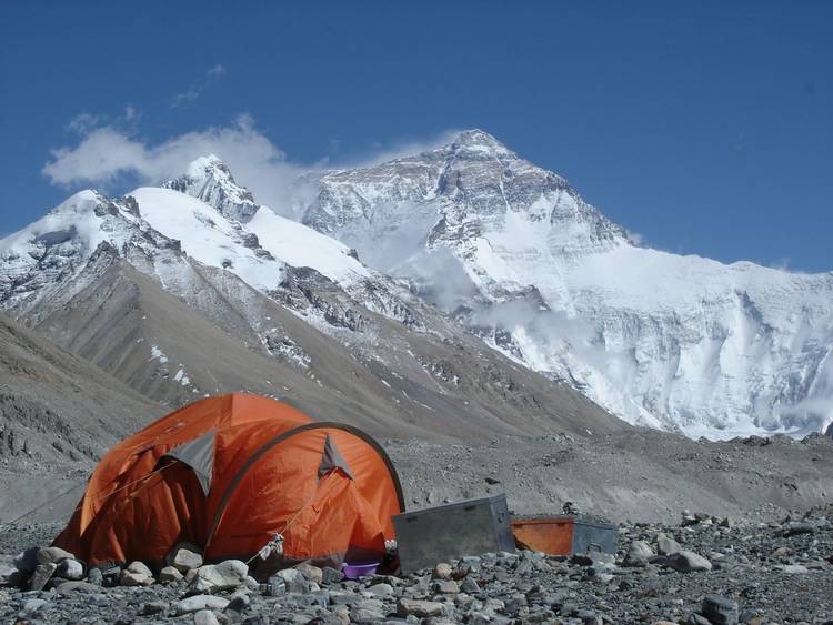 Everest Base Camp in Tibet