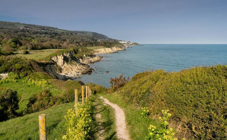 Sir Richard's Cove, St. Lawrence - Isle of Wight -Looking east towards Ventnor