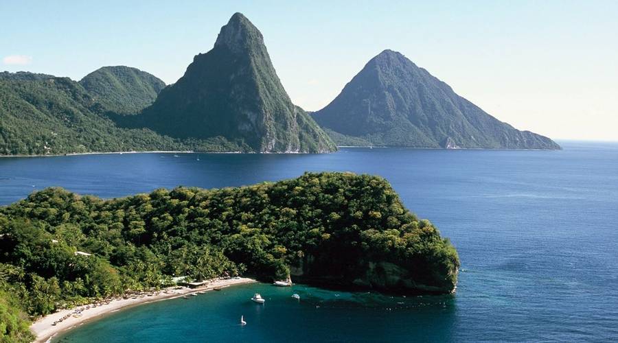 The Pitons of St Lucia