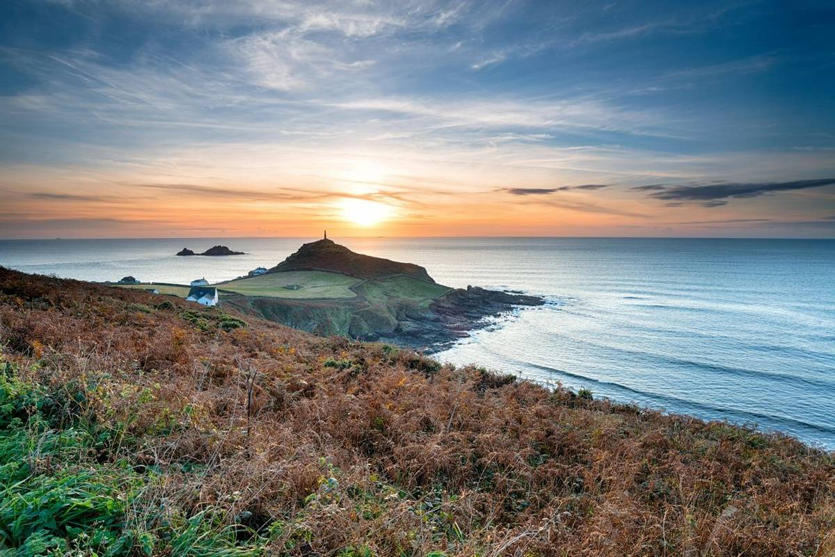 Sunset over Cape Cornwall
