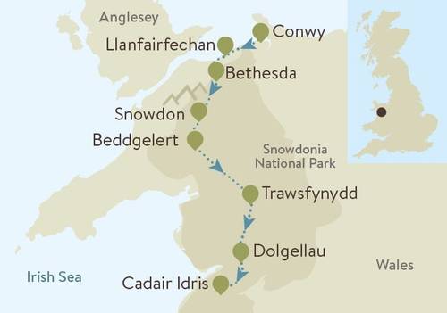 Snowdonia Way Map